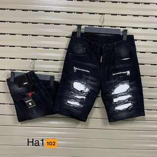 Quần short jean nam đen rách cao cấp - chất liệu bò co giãn tốt ( Hàng chuẩn shop) Lady-Hn Store88 KV219