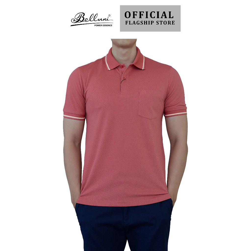 Áo Polo nam BELLUNI cao cấp thoáng khí chống tia UV - AT.PCM.BE.74.R