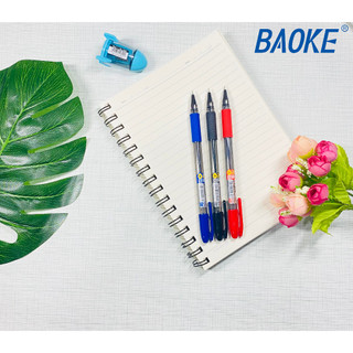 Bút bi mực dầu baoke có đệm cao su b78 0.7mm