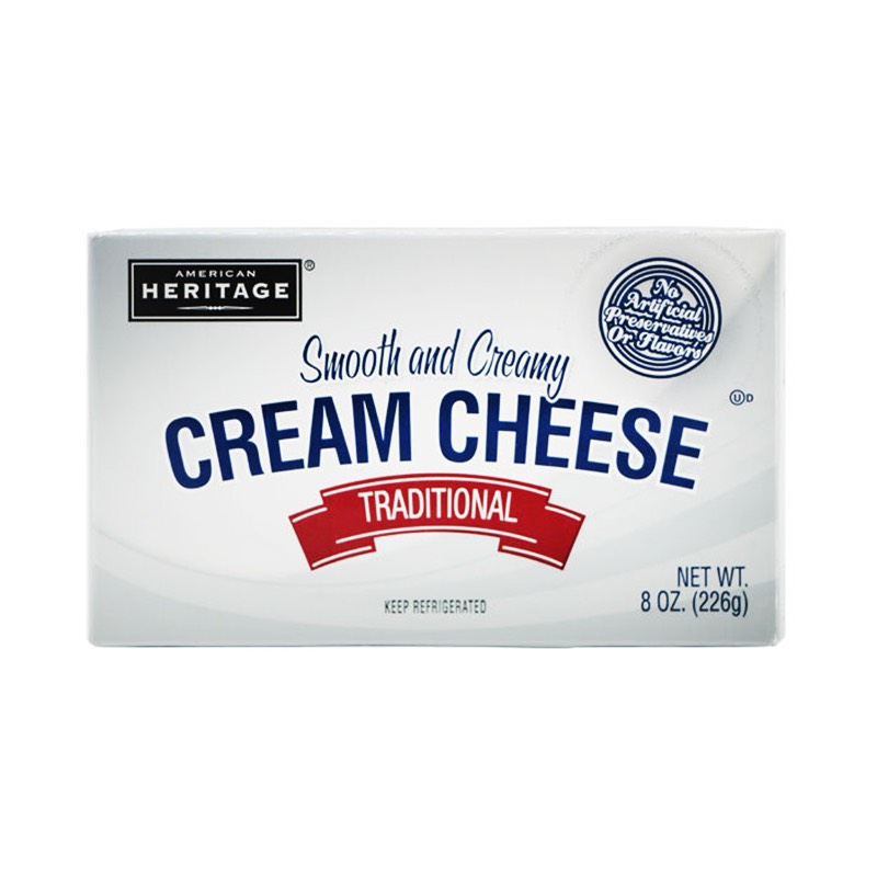 Phomai kem Cream Cheese Heritage 226g - Hàng nhập khẩu chính hãng