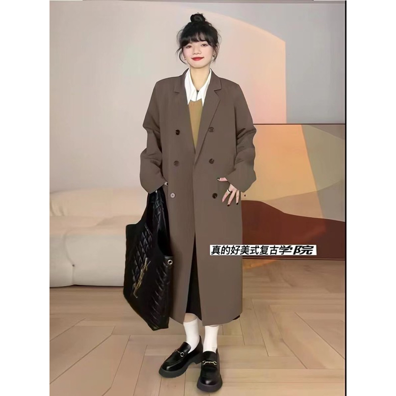 Áo Khoác Vest, Áo Khoác Blazer Dáng Dài Phong Cách Hàn Quốc