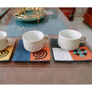Lót Ly ,cốc thổ cẩm lanh Hà Giang