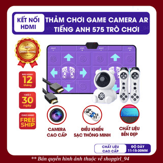 Thảm chơi game kết nối tivi bản quốc tế tiếng Anh, camera AR thông minh, kết nối không dây HDMI