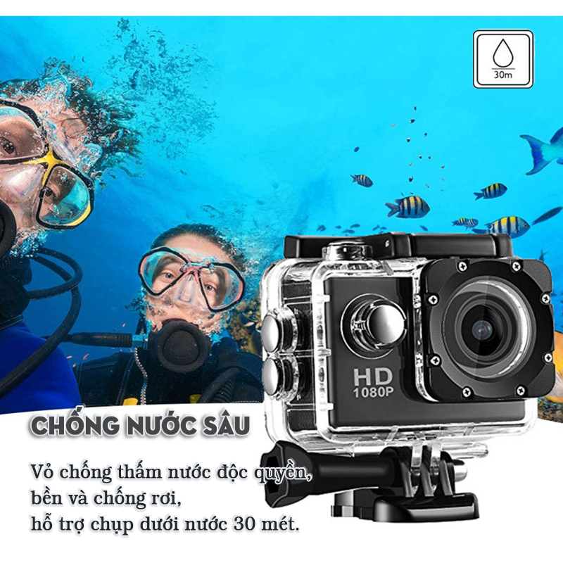 Camera thể thao 4K-Máy ảnh thể thao HD 1080p chống rung máy ảnh dưới nước máy ảnh thể thao ngoài trời-Sj4000