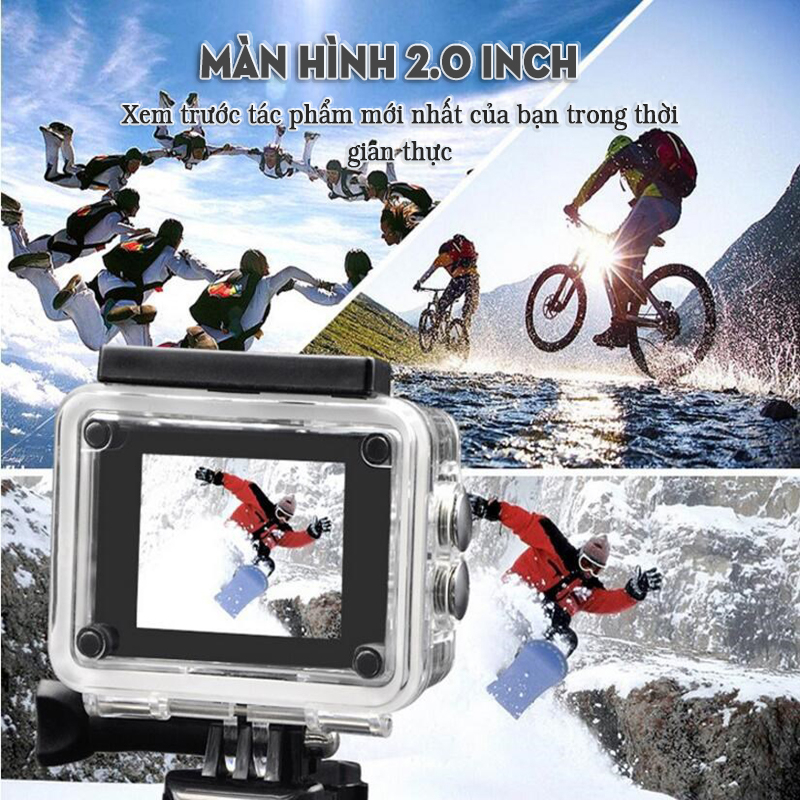 Camera thể thao 4K-Máy ảnh thể thao HD 1080p chống rung máy ảnh dưới nước máy ảnh thể thao ngoài trời-Sj4000