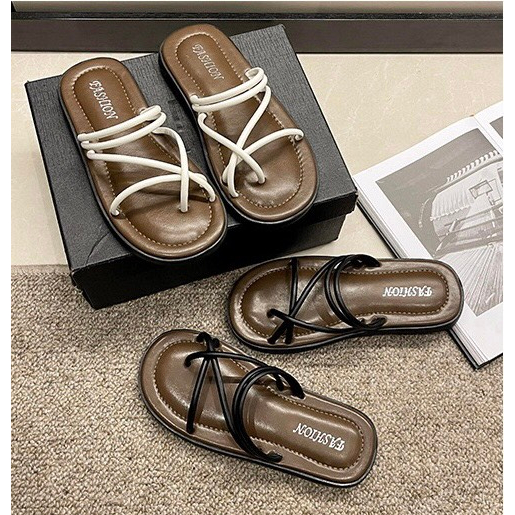 Dép Xỏ Ngón Đế Bánh Mì Dây Mảnh Cực Xinh Cao 2CM