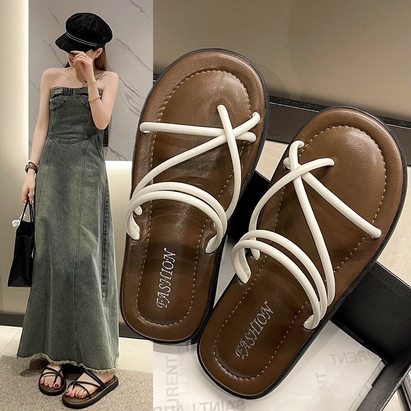 Dép Xỏ Ngón Đế Bánh Mì Dây Mảnh Cực Xinh Cao 2CM