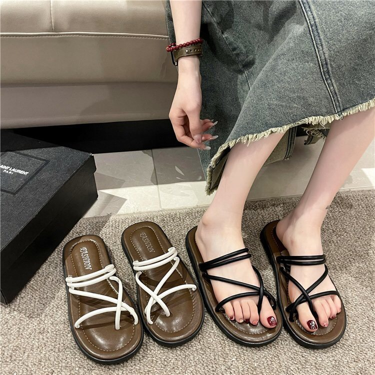 Dép Xỏ Ngón Đế Bánh Mì Dây Mảnh Cực Xinh Cao 2CM