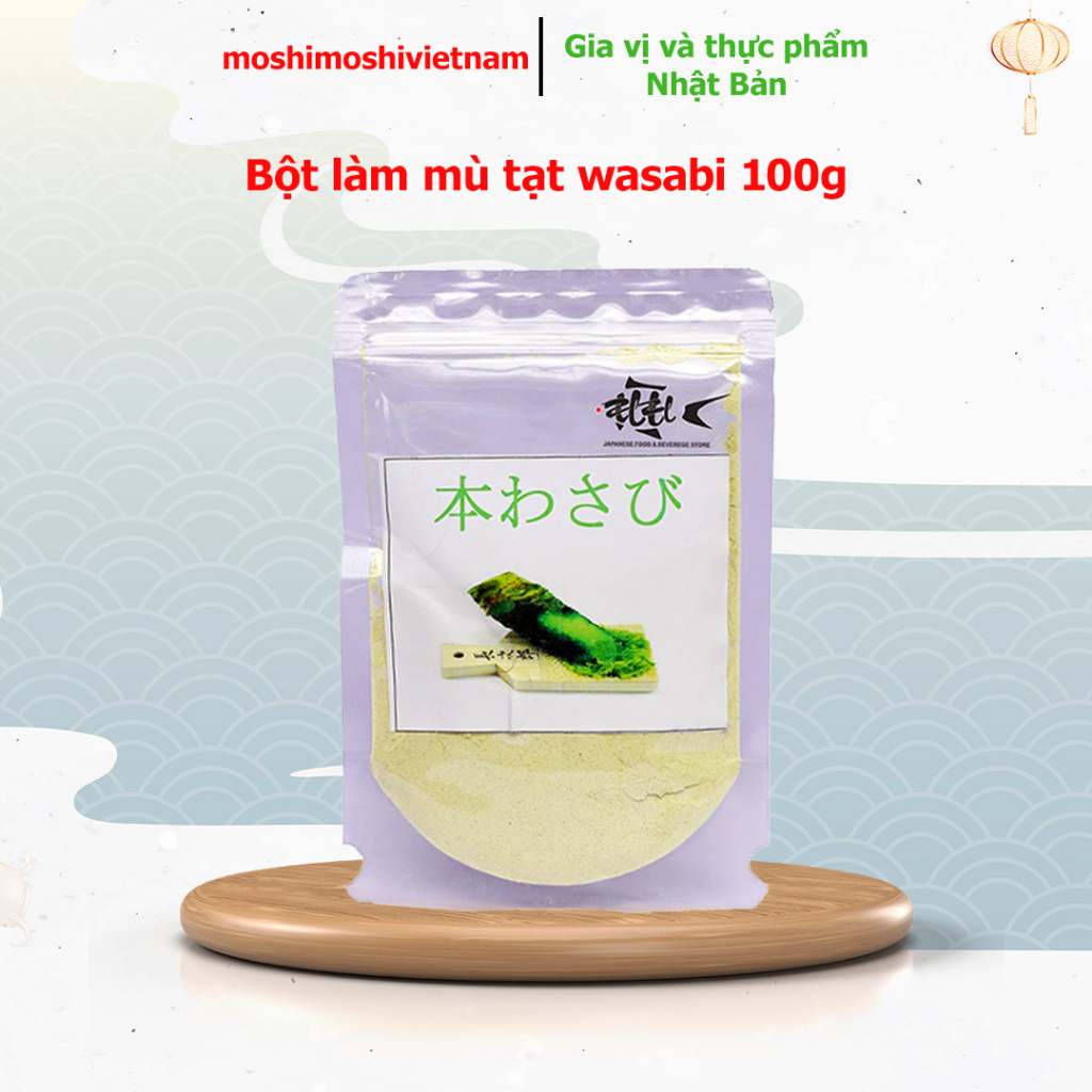 Combo Món Ăn Kèm Sushi Và Sashimi Nhật Bản: Bột Mù Tạt Wasabi + Gừng Hồng + Nước Tương Sushi