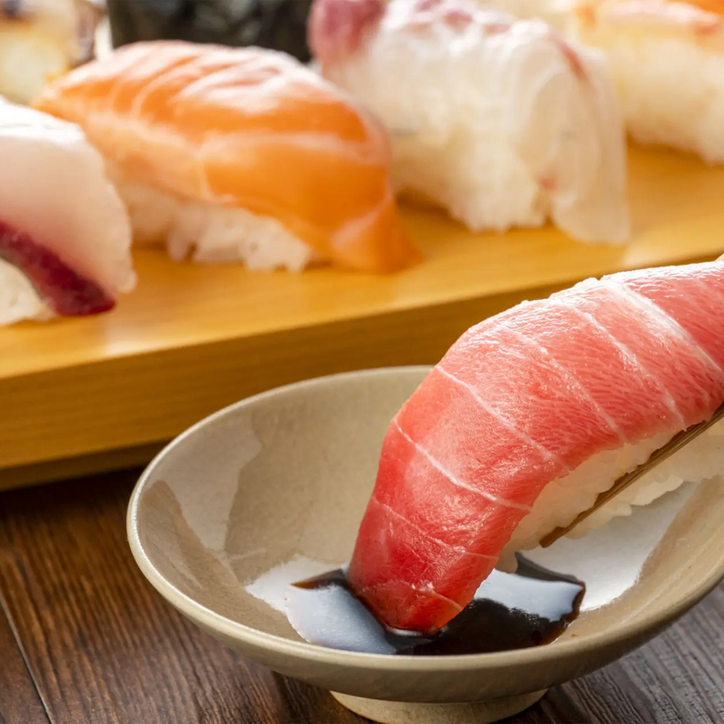 Combo Món Ăn Kèm Sushi Và Sashimi Nhật Bản: Bột Mù Tạt Wasabi + Gừng Hồng + Nước Tương Sushi