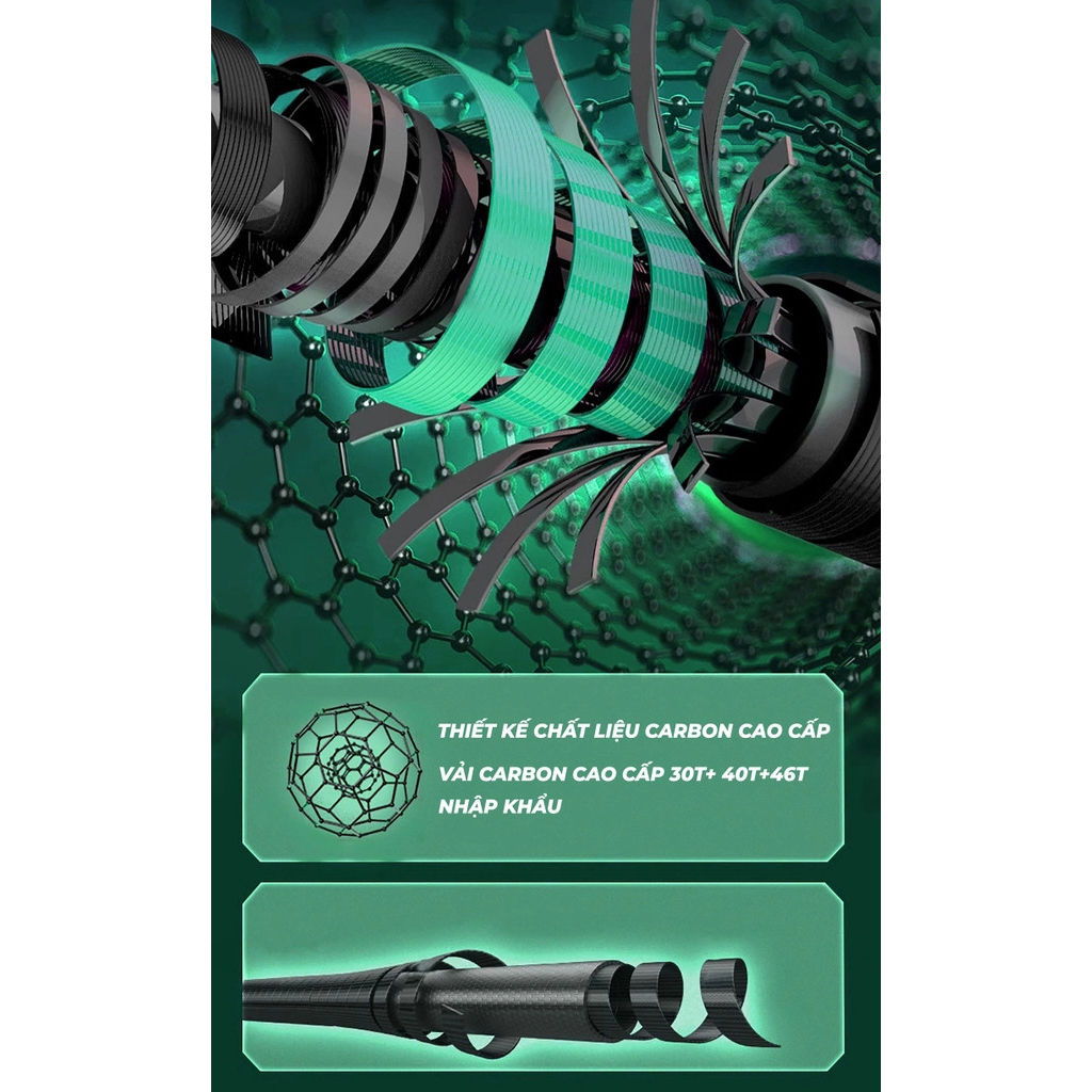 Cần tay Bamboo Chiến Mã