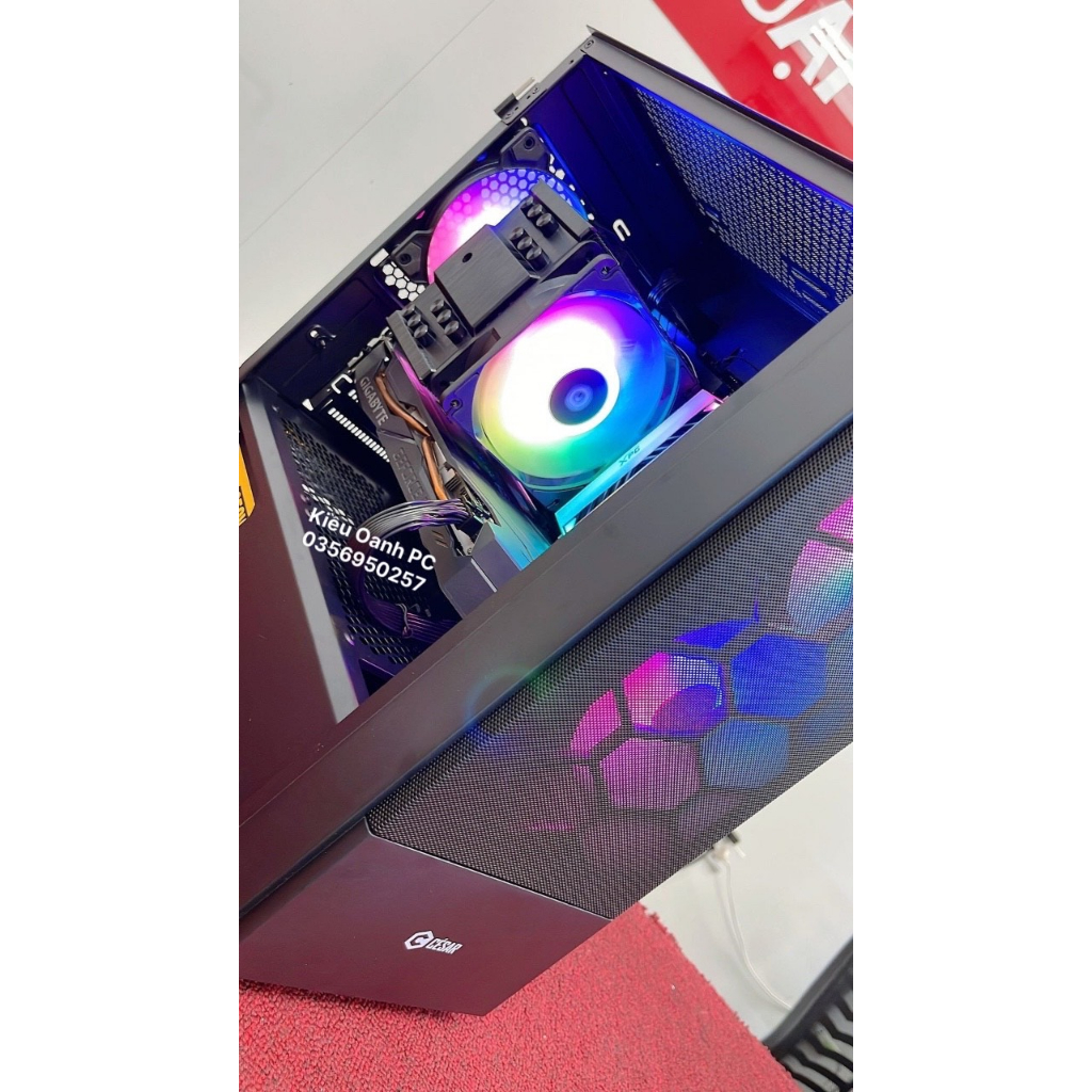 Vỏ máy tính  XIGMATEK GEMINI II sẵn 3 Fan- PREMIUM GAMING M-ATX - Mai Hoàng phân phối và BH 12 tháng