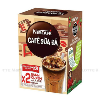 Cà phê sữa đá nescafe 3 trong 1 hộp 20g x 10 gói