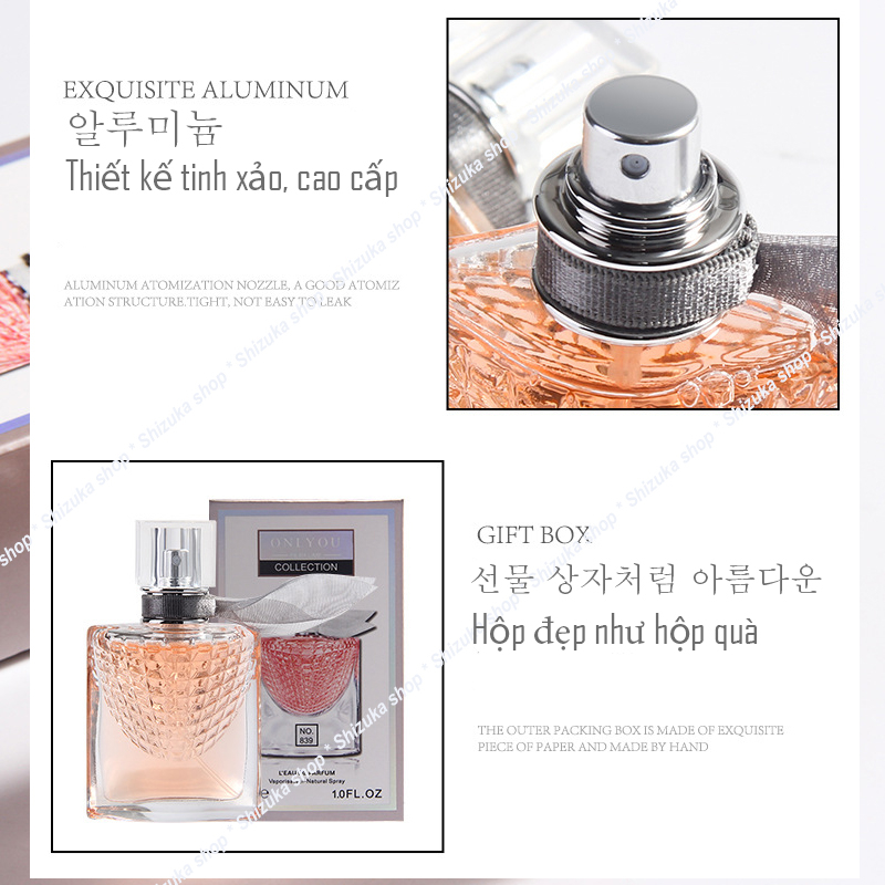 Nước Hoa Nữ DesineDance Thơm Lâu Cuốn Hút 30ml, Nước Hoa Nữ 2021