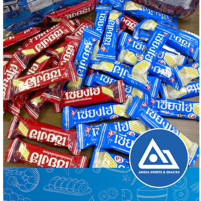 Bánh xốp phủ kem Sanghai Jumbo 450g nhập khẩu Thái Lan An Gia Sweets & Snacks