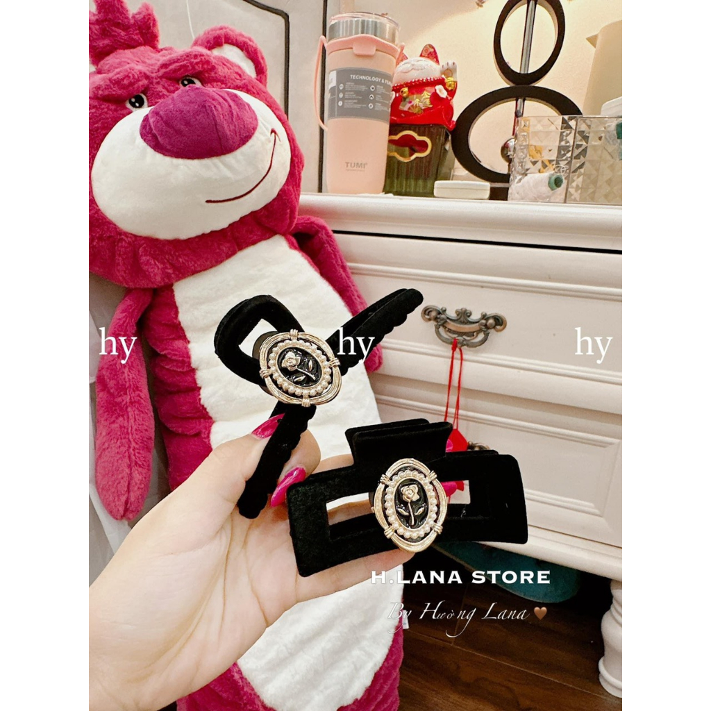 SET 2 KẸP NHUNG KIỂU DÁNG LOLI