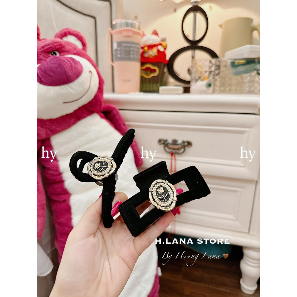 SET 2 KẸP NHUNG KIỂU DÁNG LOLI