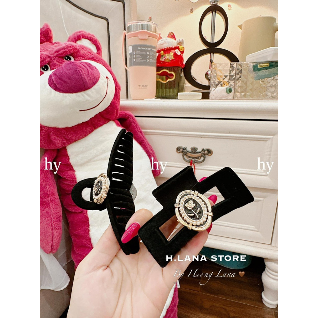 SET 2 KẸP NHUNG KIỂU DÁNG LOLI