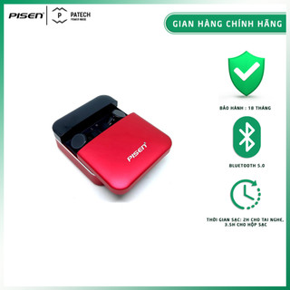 Tai nghe bluetooth cao cấp PISEN True Wireless A-Buds 2000,chống ồn,âm thanh lớn,trong,vừa khít tai thoải mái sử dụng