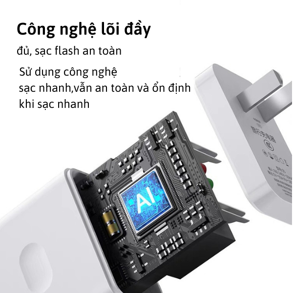 Bộ Sạc nhanh OPPO / REALME 30W , 33W hàng zin hỗ trợ công nghệ Dart,VOOC các dòng Oppo,Realme,Oneplus