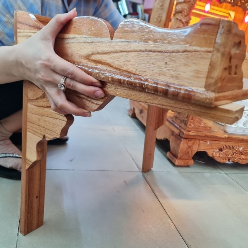 Bake gỗ trang thờ