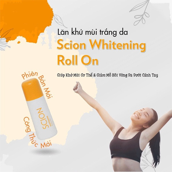Lăn Nách Khử Mùi Scion 75ml - Khử Mùi Hôi Nách - Ngăn Mồ Hôi Tức Thì