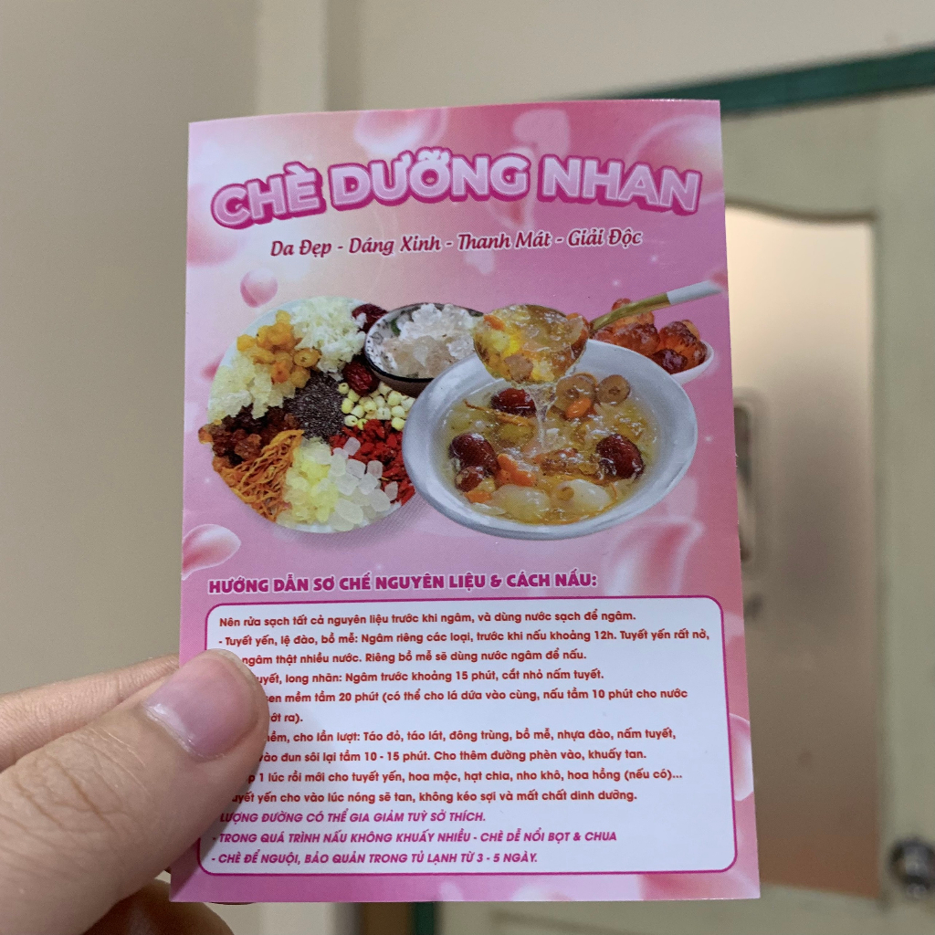 Tem Dán Sản Phẩm Ăn Vặt, Tem Dán Sản Phẩm, Tem Hạt Dinh Dưỡng 7x10 cm - Cán Bóng Sáng Đẹp