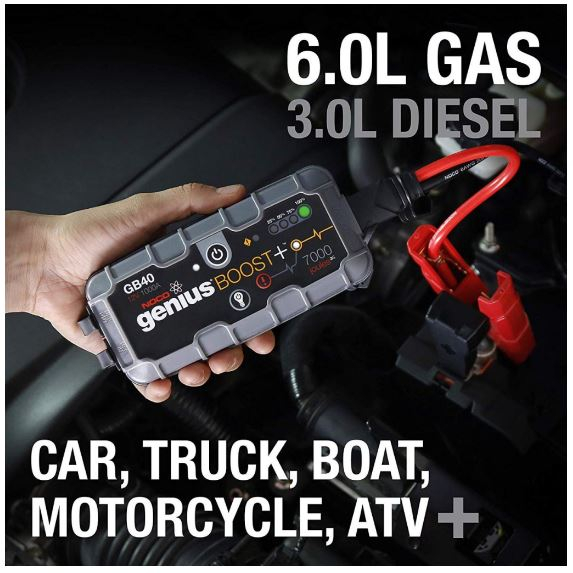 Bộ kích ô tô NOCO GB40 12V 1000A tích hợp sạc dự phòng 5V2.1A