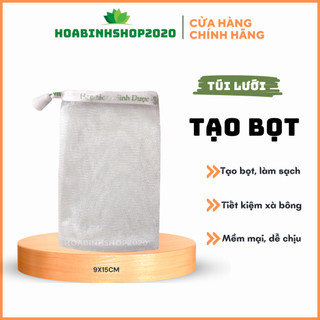 Túi lưới tạo bọt xà phòng xà bông 2 lớp