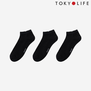 Tất chân nam cổ ngắn TOKYOLIFE pack 3 chất liệu co giãn cao cấp - C7SOK201M/C7SOK202M/C7SOK204M