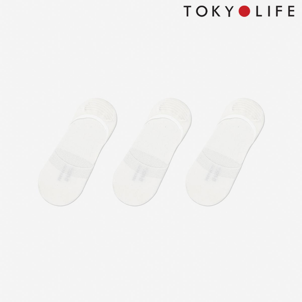 Tất chân nam nửa bàn TOKYOLIFE pack 3 chất liệu vải co giãn cao cấp C7SOK001M/C7SOK003M/C7SOK004M