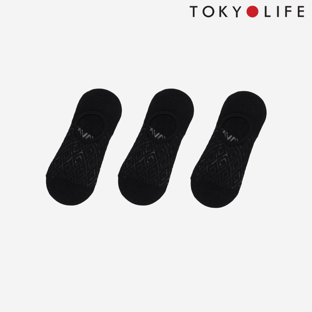 Tất chân nữ nửa bàn TOKYOLIFE pack 3 chất liệu co giãn cao cấp C9SOK001M/C9SOK002M