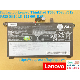 ⚡ pin laptop lenovo thinkpad t570 t580 p51s p52s sb10l84122 00ur891 gắn trong