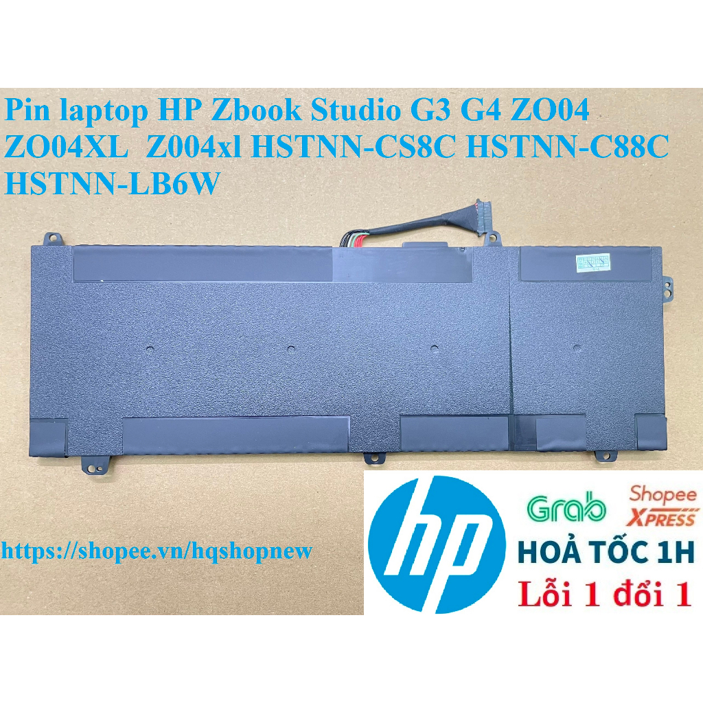 ⚡ Pin laptop HP Zbook Studio G3 G4 ZO04 ZO04XL  Z004xl HSTNN-CS8C HSTNN-C88C HSTNN-LB6W
