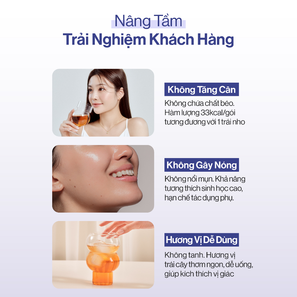 COMBO 2 HỘP NƯỚC UỐNG COLLAGEN SIÊU PHÂN TỬ 300DA TRẺ HÓA (20g x 15 gói)