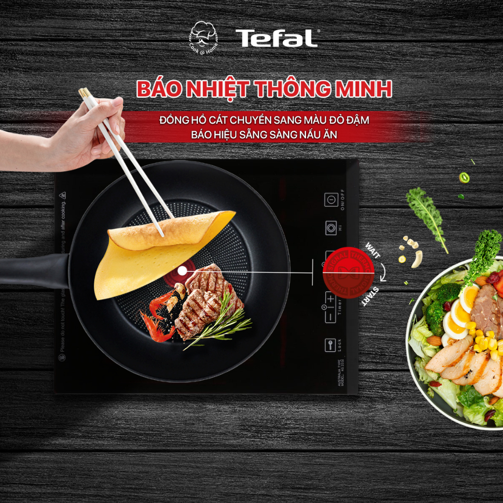 Chảo chống dính Tefal Ultimate nhập khẩu từ Pháp dùng cho bếp từ 20cm/24cm/26cm/28cm - Bảo hành 2 năm