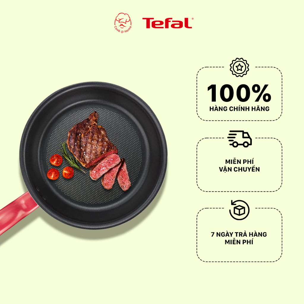 Chảo chống dính Tefal So Chef dùng cho bếp từ 21cm / 24cm / 28cm- Bảo hành 2 năm