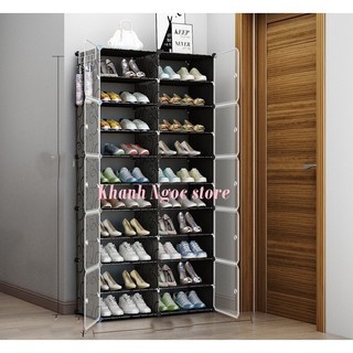 🗄 tủ giày mẫu mới - 20 ô nhựa lắp ghép đa năng 🗄