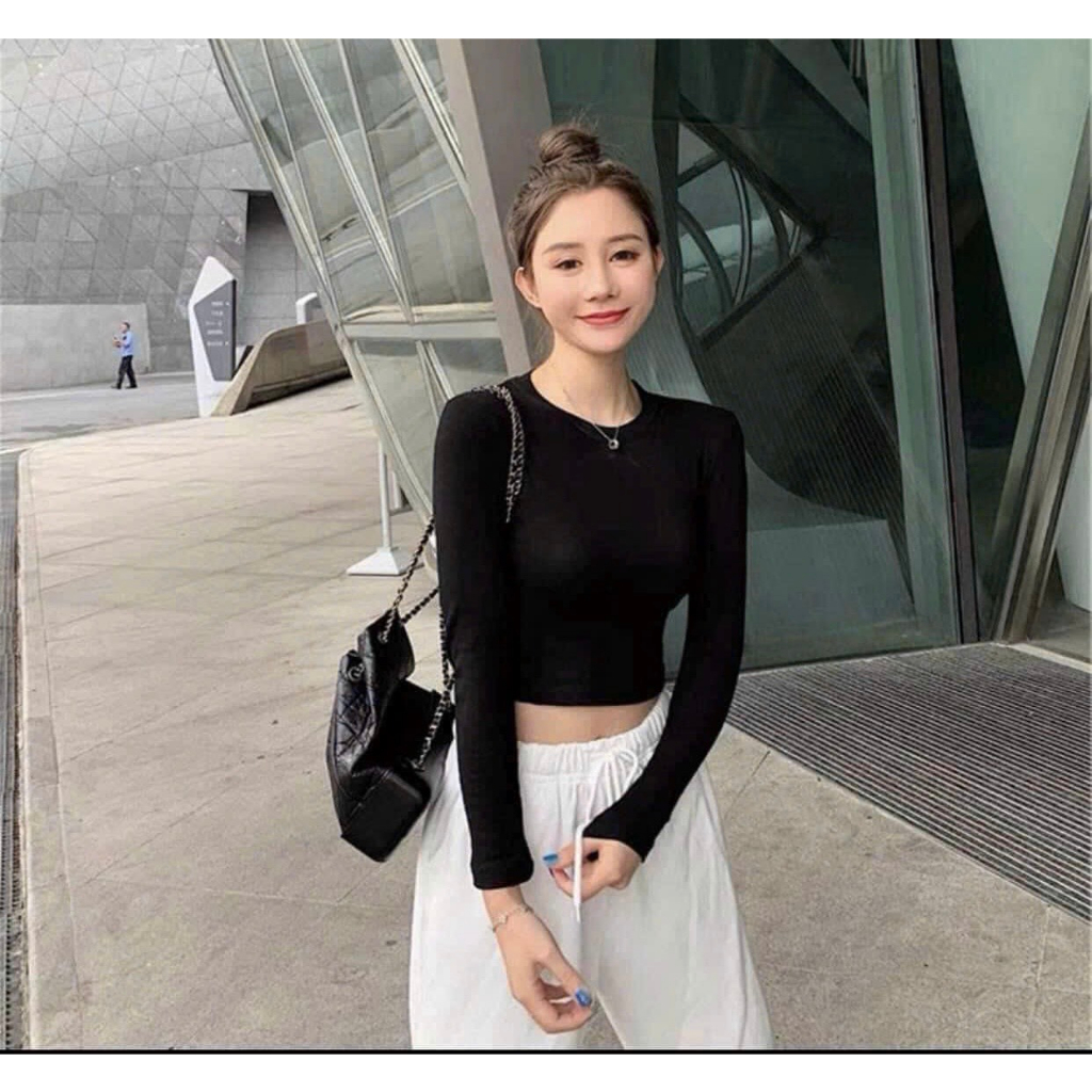 Áo len giấy dài tay