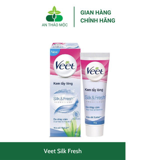 Kem Tẩy Lông Cho Da Nhạy Cảm Veet Silk Fresh.Tuýp 25g