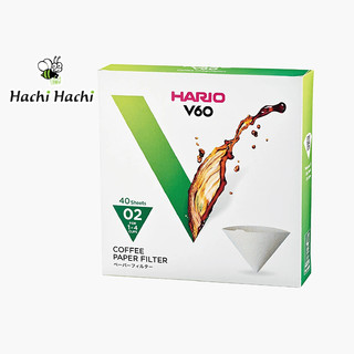 Giấy lọc cà phê Hario 40 cái (V60-VCF-02-40W) - Hachi Hachi Japan Shop