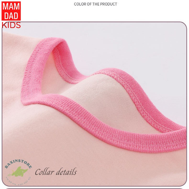 ĐỒ BỘ ĐỒ NGỦ DÀI TAY MAMDADKIDS NÀNG TIÊN CÁ 100% COTTON CHO MẸ VÀ BÉ GÁI TRẺ EM MẶC NHÀ SIZE ĐẠI