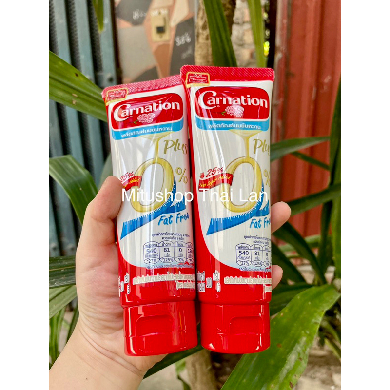 Sữa đặc dạng tuýp Teapot và Carnation, Mali Thái Lan