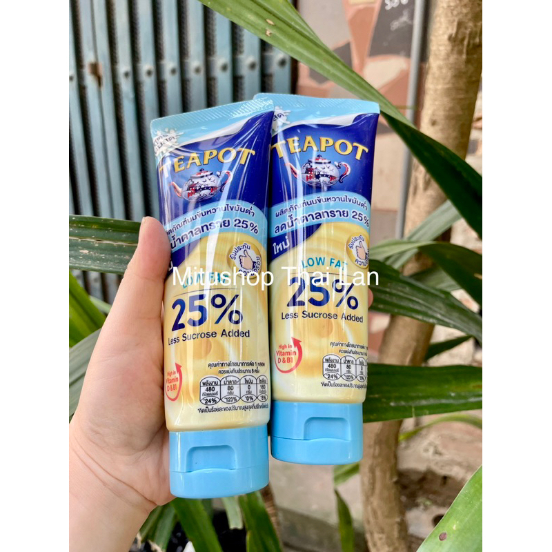 Sữa đặc dạng tuýp Teapot và Carnation, Mali Thái Lan