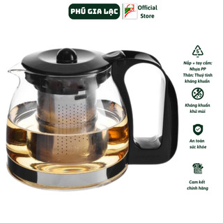 Bình lọc trà thuỷ tinh lilac s92