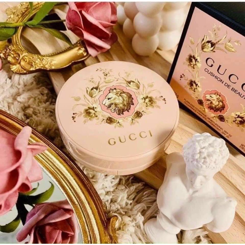 Phấn Nước Cushion Gucci De Beauté 14g - Siêu Mỏng Nhẹ, Kiềm Dầu