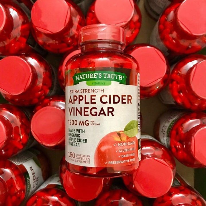 Viên giấm táo hữu cơ Apple Cider Vinegar 1200mg 180 viên