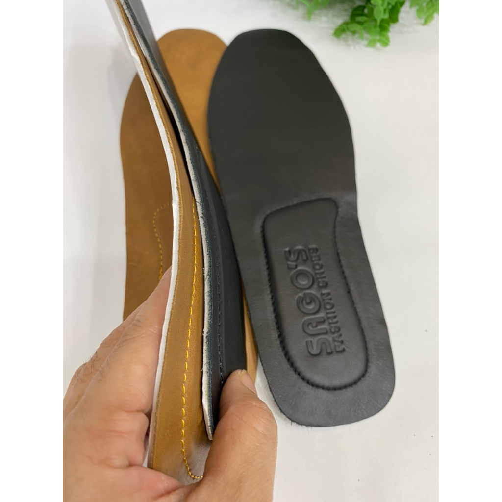 Lót Giày Da Bò Thật 100%Tấm Lót Giày Nam Nữ Thấm Hút Mồ Hôi Khử Mùi Hiệu Quả Giúp Ôm Chân Khi Giày Dãng Rộng.