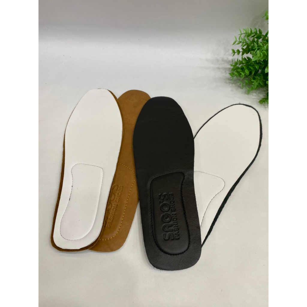 Lót Giày Da Bò Thật 100%Tấm Lót Giày Nam Nữ Thấm Hút Mồ Hôi Khử Mùi Hiệu Quả Giúp Ôm Chân Khi Giày Dãng Rộng.