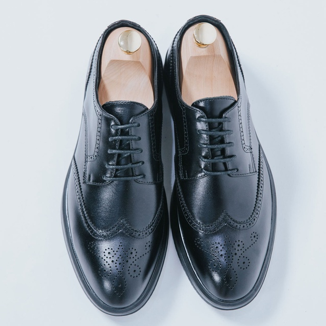 Giày Oxford Nam Công Sở Da Bò Thật Nguyên Tấm Cao Cấp